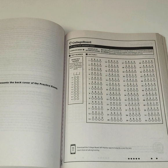 Official SAT Study Guide, by College Board, 2020 Ed., New! - Picture 12 of 16